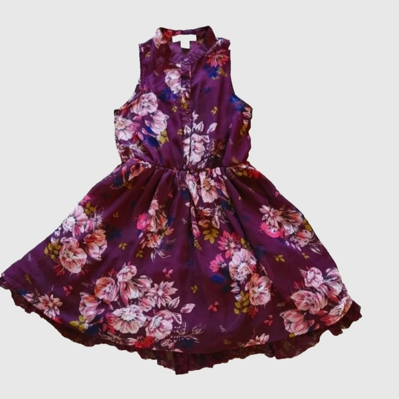 Knitworks Other - Knitworks button front bodice floral dress Size 10 Colors maroon pink blue green